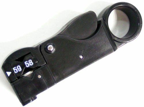 Coaxial Cable Stripper HT-312B for RG58/59/62/3C/4C, RF195/240